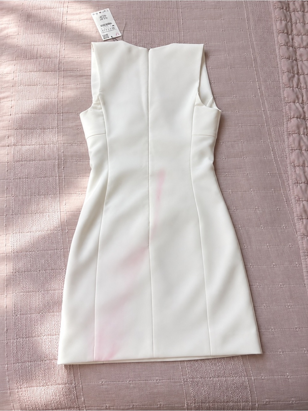 Zara White Fitted Dress – New With Tags 🤍 - Picture 2 of 6